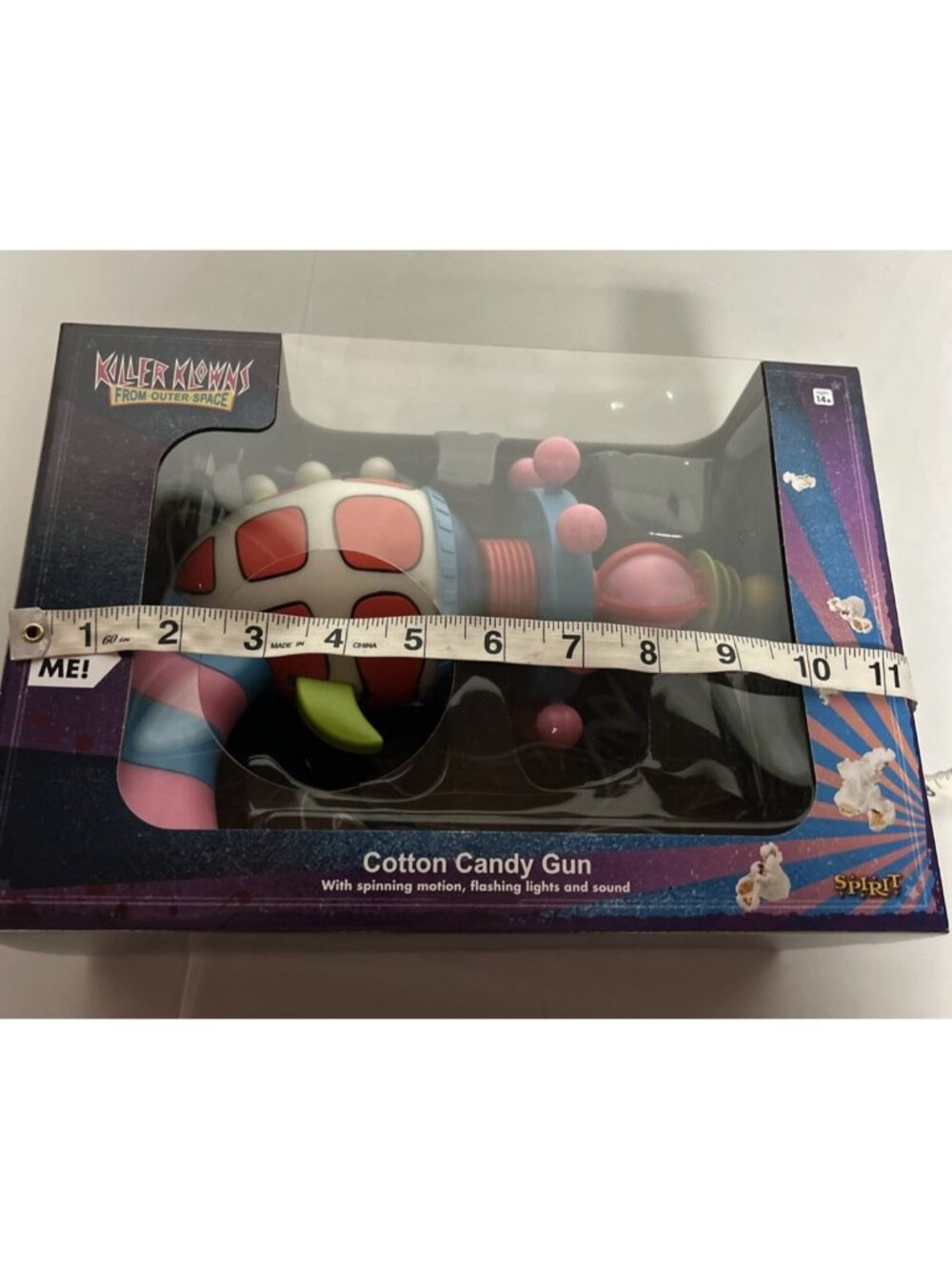 Killer Klowns Cotton Candy Toy Gun Spirit Halloween Accessory Collectible In Box - Picture 9 of 9